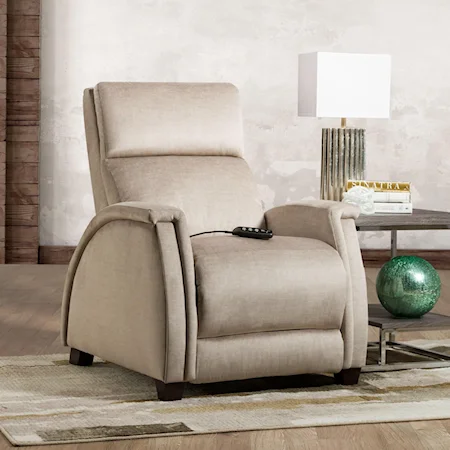 Contemporary Zero Gravity Wallhugger Recliner with Power Headrest