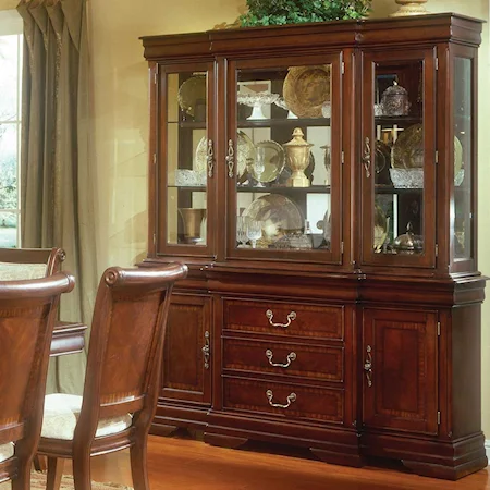 St. Pierre China Hutch and Buffet