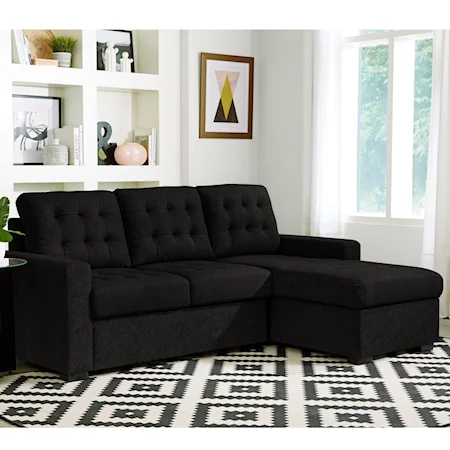 Sectional Sleeper Sofa with Right Arm Facing Chaise