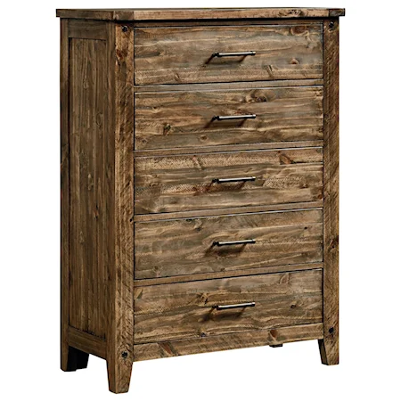 Drawer Chest with Felt-Lined Top Drawer