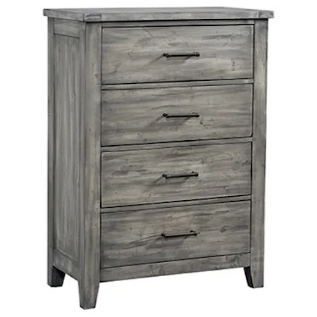 Drawer Chest with Felt-Lined Top Drawer