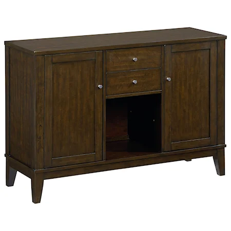 Modern Sideboard with Merlot Finish