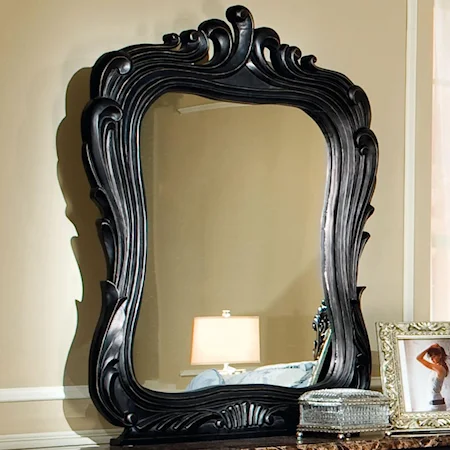 Carved Dresser Mirror