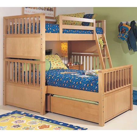 Twin 3/3 Over Twin 3/3 Loft Bunk Bed