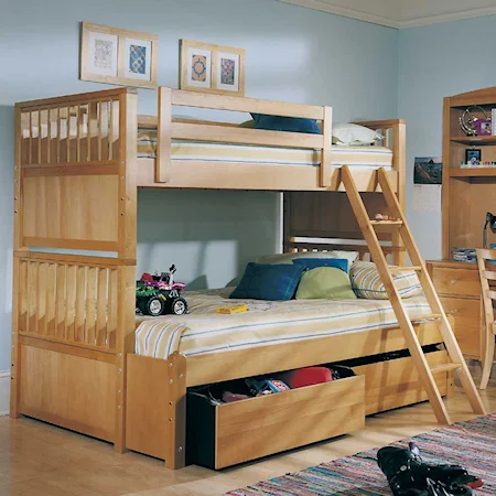 Twin-Over-Full Bunk Bed