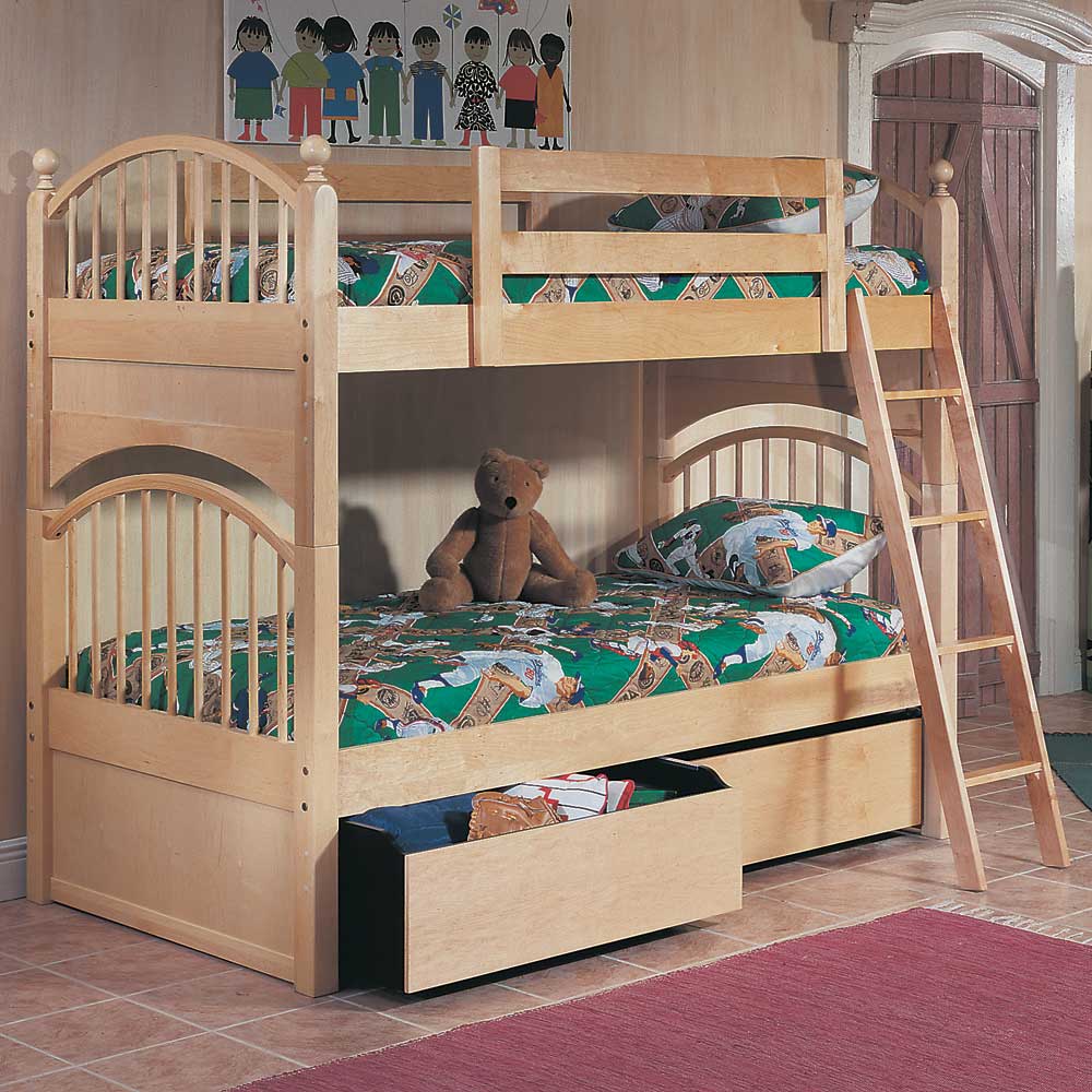 Simple Pleasures Innocence Twin Size 3 3 Spindle Bunk Bed by