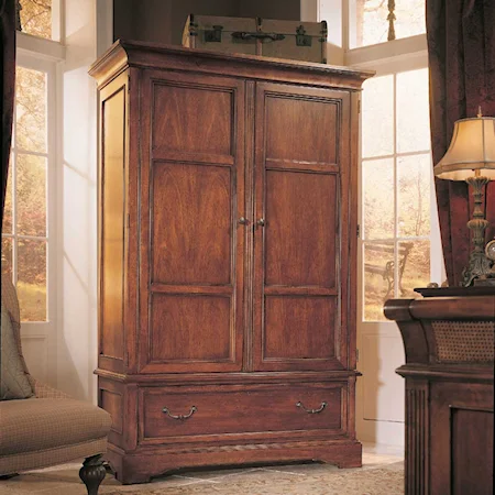 Two Door, One Drawer Bedroom and Entertainment Armoire