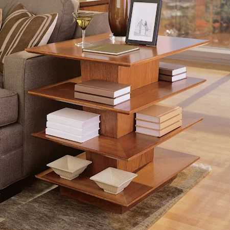 Moondance Tiered Book Table