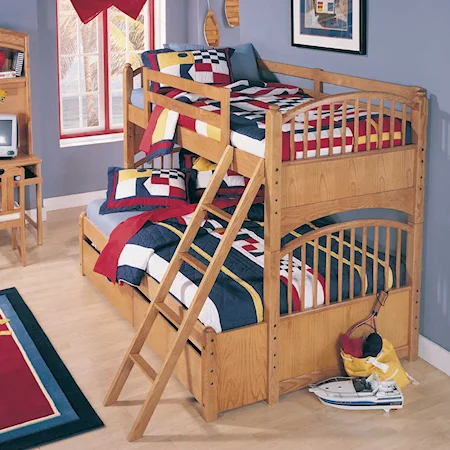 Twin-Over-Full Bunk Bed