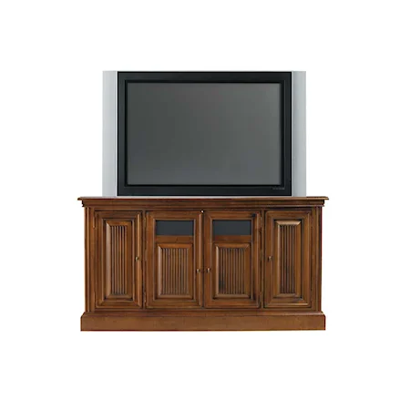 60 Inch Television Console With Four Reversible Doors