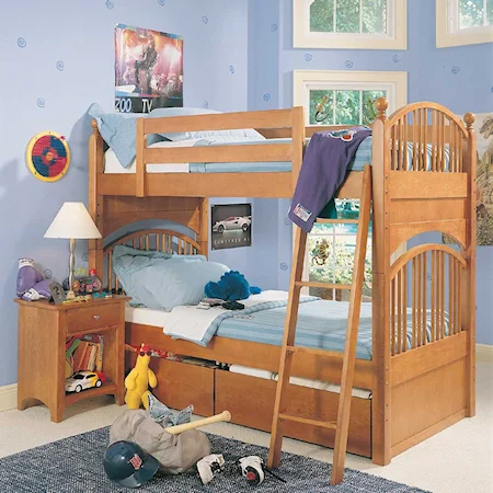 Twin Size 3/3 Bunk Bed