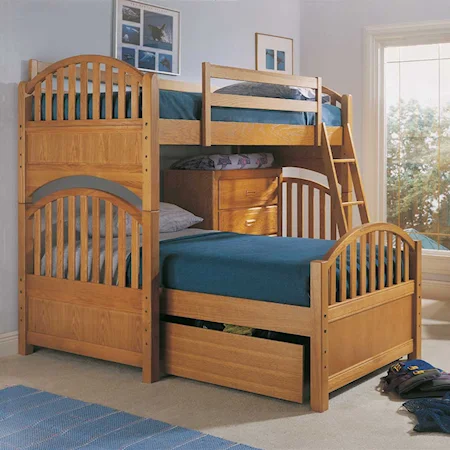 Twin-Over-Twin Loft Bunk Bed