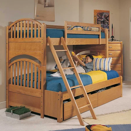 Twin-Over-Full Bunk Bed