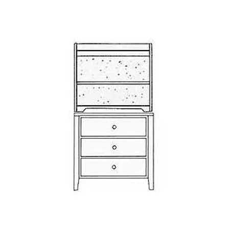 Bachelor's Chest and Low Hutch