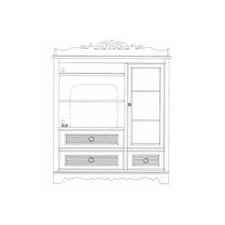Entertainment Center and Doll Chest