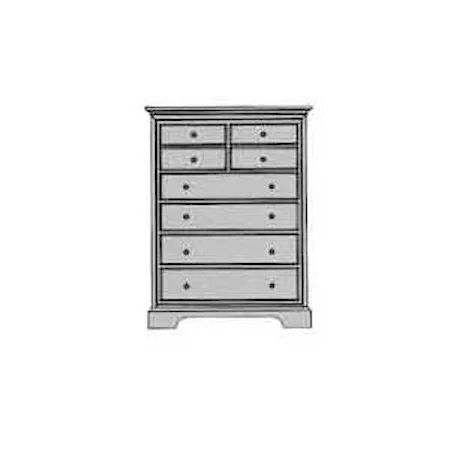 Drawer Chest with 8 Drawers