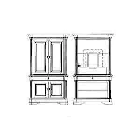 Four Door Armoire