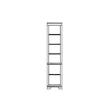 Narrow Bunching Bookcase