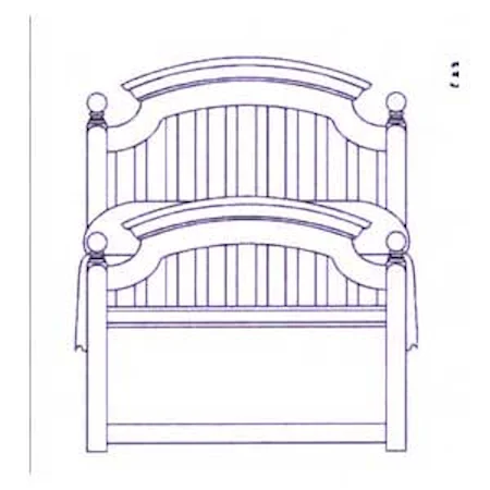 Contentment Twin Slat Bed
