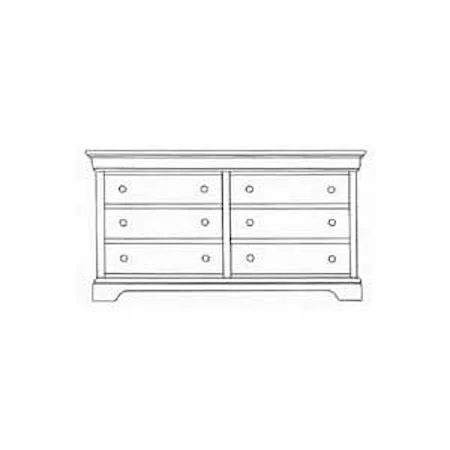 Six-Drawer Dresser