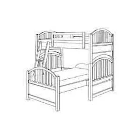 Twin-Over-Twin Loft Bunk Bed