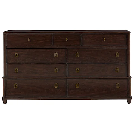 Dresser with Drop Front Drawer