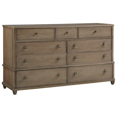 Dresser with Drop Front Drawer