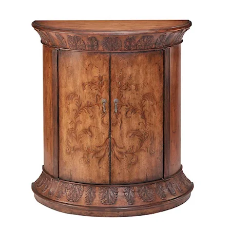 Demilune Accent Cabinet