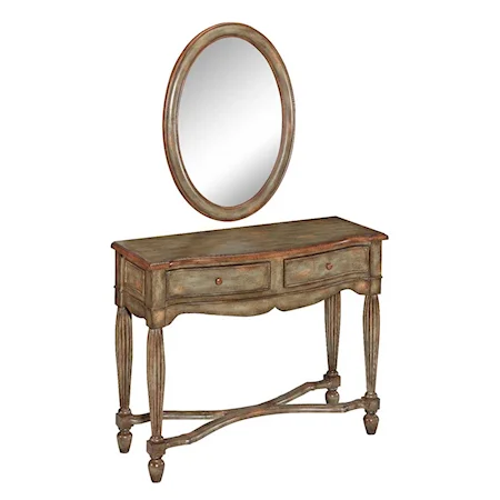 Hall Table with Mirror