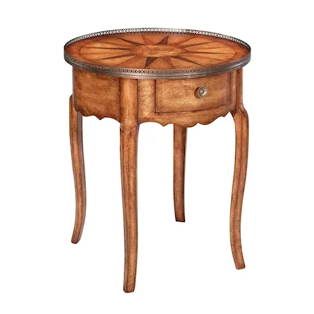 Round accent table