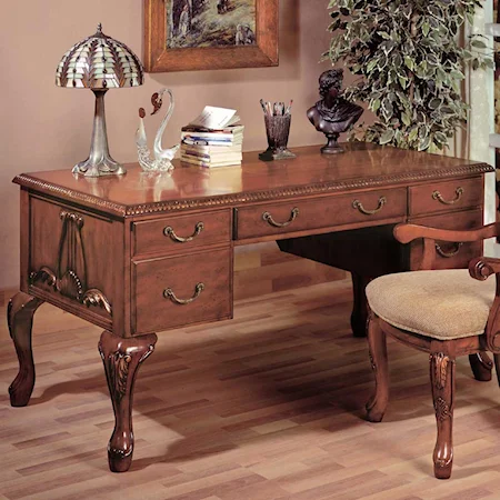 Five Drawer Writing Desk