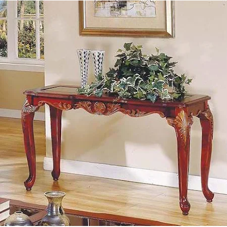 Carved Sofa Table