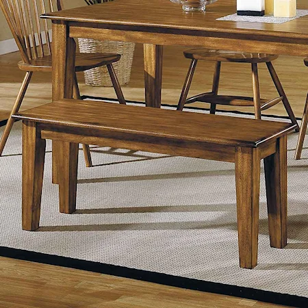 Casual 2-Seat Dining Bench