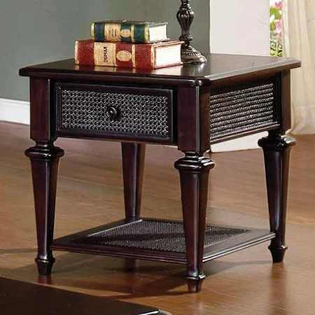 Single Drawer End Table