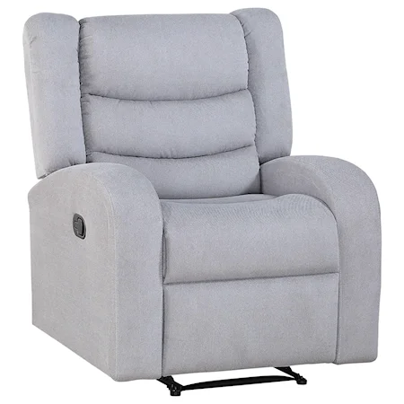 Channel Back Recliner