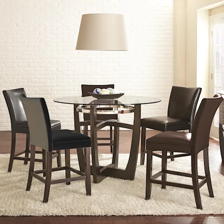 6 Piece Counter Height Dining Set