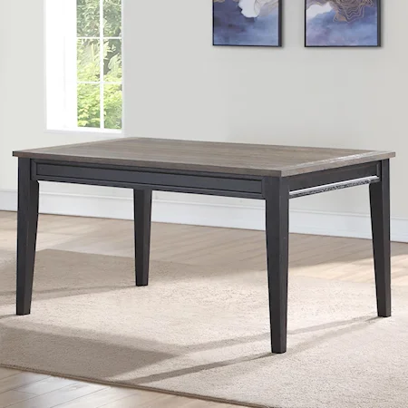 Casual Two Tone Dining Table