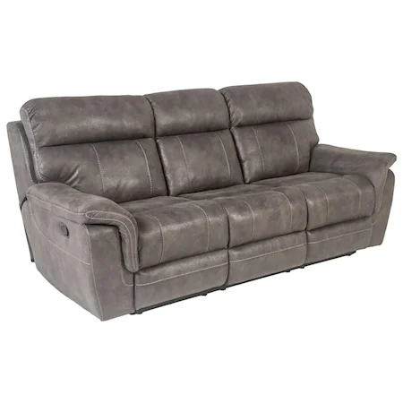 Recliner Sofa with Pillow Arms