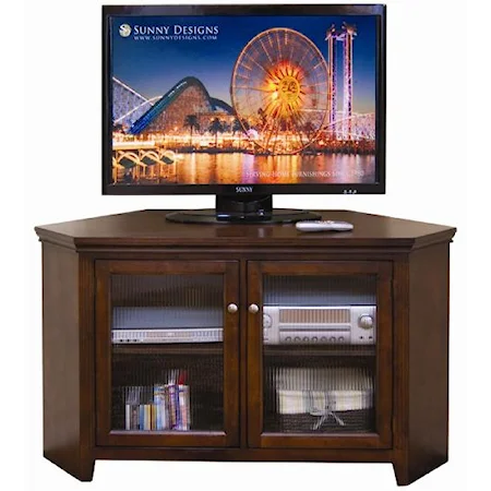 Convenient Corner TV Console