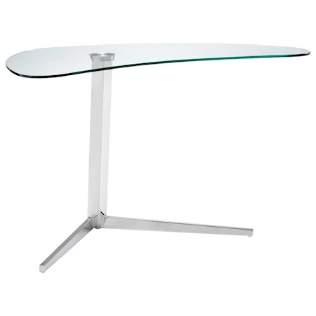 Campaign Glass Writing Desk