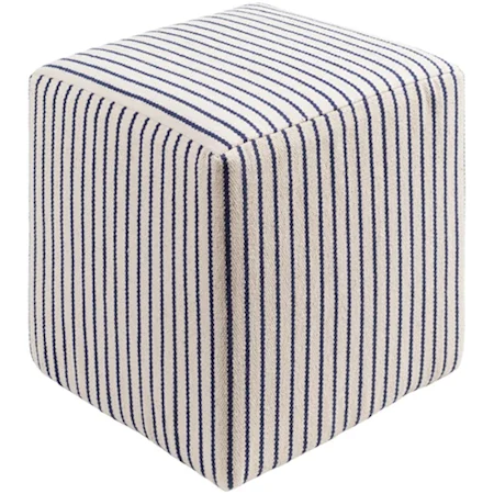 16 x 16 x 18 Cube Pouf