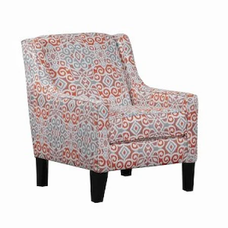 Accent Chair with Tall Legs