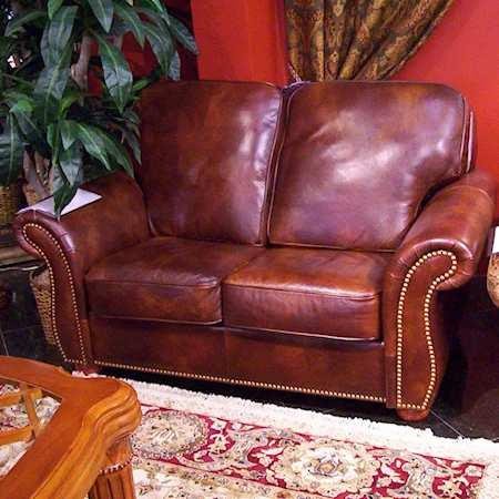 Leather Love Seat