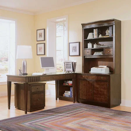 L-Shaped Modular Home Office Desk