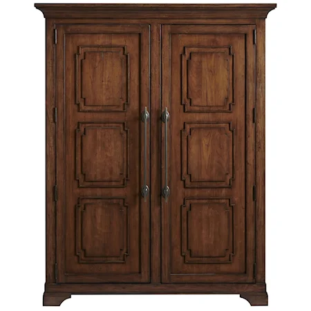 Traditional Lockland Door Cabinet with Adjustable Shelving