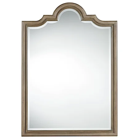 Francesco Mirror with Khaki Finished Frame