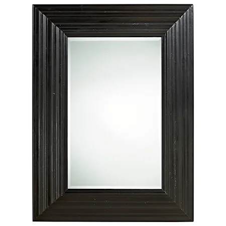 Portrait Mirror with Beveled Frame