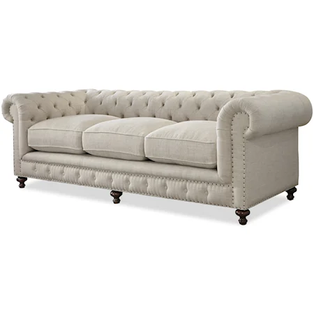 Chesterfield Button-Tufted Sofa