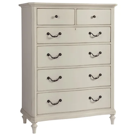 Latham Six Drawer Tall Dresser