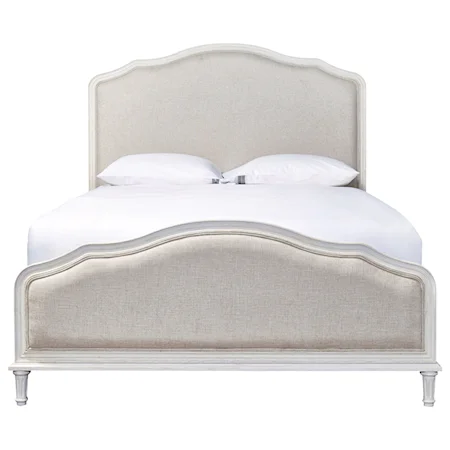 King Amity Bed with Upholstered Headboard and Footboard